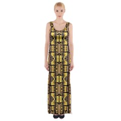 Ml 39 Maxi Thigh Split Dress by ArtworkByPatrick