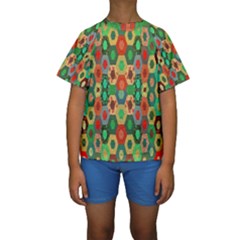 Ml 41 Kids  Short Sleeve Swimwear by ArtworkByPatrick