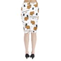 Groundhog day pattern Midi Wrap Pencil Skirt View2