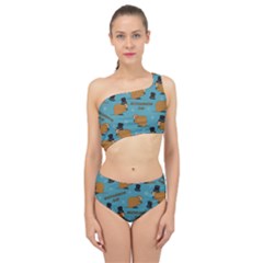 Groundhog Day Pattern Spliced Up Two Piece Swimsuit by Valentinaart