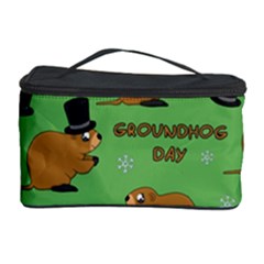 Groundhog Day Pattern Cosmetic Storage by Valentinaart