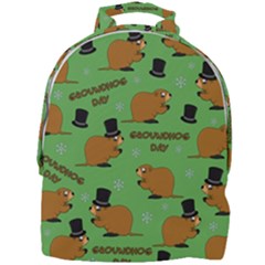 Groundhog Day Pattern Mini Full Print Backpack