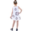 Plum Seamless Flower Kids  Summer Dress View2