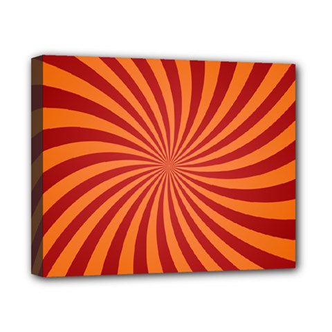 Spiral Swirl Background Vortex Canvas 10  X 8  (stretched) by Mariart