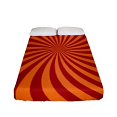 Spiral Swirl Background Vortex Fitted Sheet (full/ Double Size) by Mariart