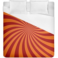 Spiral Swirl Background Vortex Duvet Cover (king Size) by Mariart