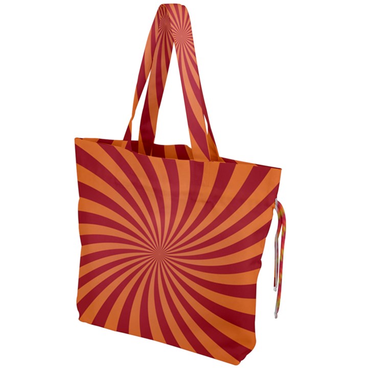 Spiral Swirl Background Vortex Drawstring Tote Bag