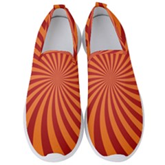 Spiral Swirl Background Vortex Men s Slip On Sneakers by Mariart