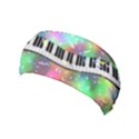 Piano Keys Music Colorful Yoga Headband View1