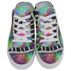 Piano Keys Music Colorful Half Slippers