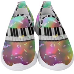 Piano Keys Music Colorful Kids  Slip On Sneakers