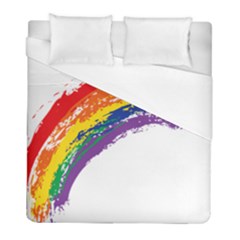 Watercolor Painting Rainbow Duvet Cover (full/ Double Size) by Mariart