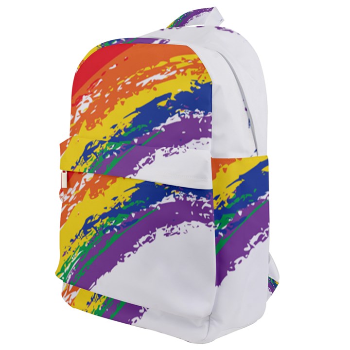 Watercolor Painting Rainbow Classic Backpack