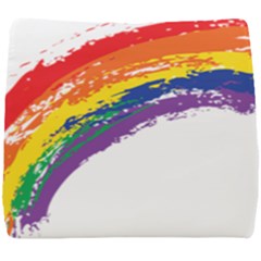 Watercolor Painting Rainbow Seat Cushion