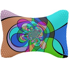 Retro Wave Background Pattern Seat Head Rest Cushion by Mariart