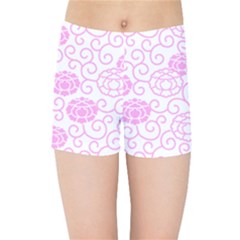 Peony Spring Flowers Kids  Sports Shorts