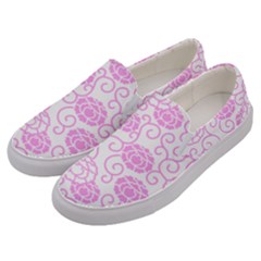 Peony Spring Flowers Men s Canvas Slip Ons by Mariart