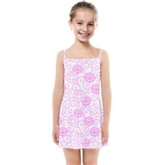 Peony Spring Flowers Kids  Summer Sun Dress