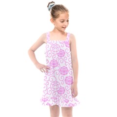 Peony Spring Flowers Kids  Overall Dress by Mariart