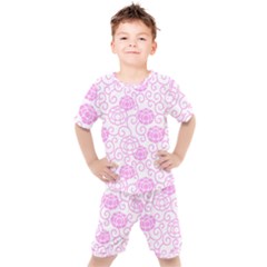 Peony Spring Flowers Kid s Set by Mariart