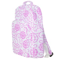 Peony Spring Flowers Double Compartment Backpack