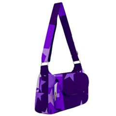 Purple Stars Pattern Shape Post Office Delivery Bag