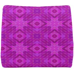 Magenta Mosaic Pattern Triangle Seat Cushion by Pakrebo