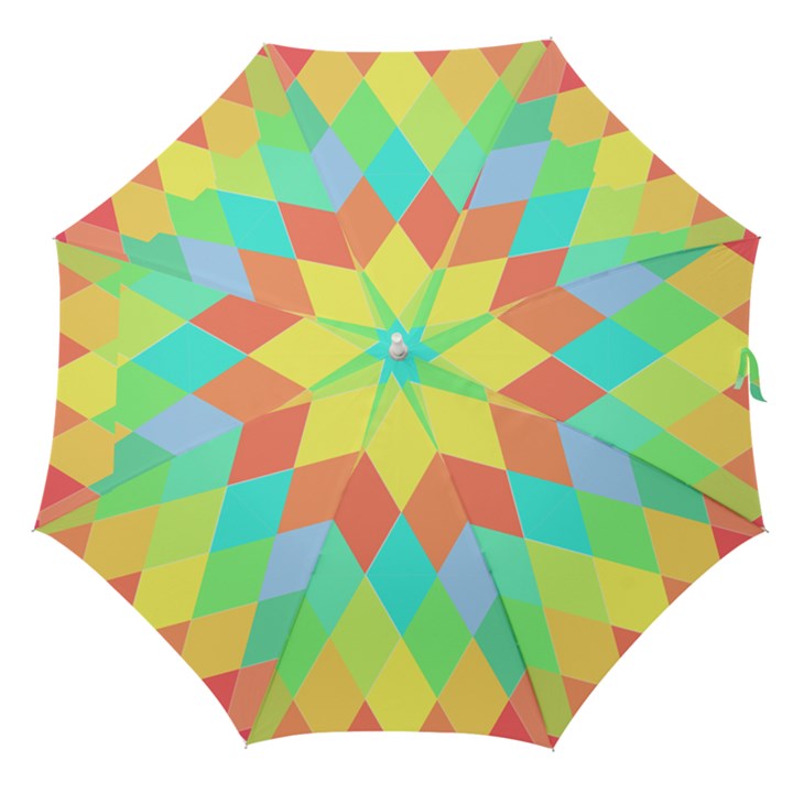 Low Poly Triangles Straight Umbrellas