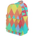 Low Poly Triangles Classic Backpack View1