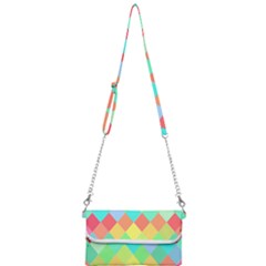 Low Poly Triangles Mini Crossbody Handbag