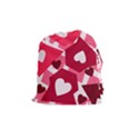 Pink Hearts Pattern Love Shape Drawstring Pouch (Medium) View1