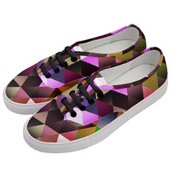 Abstract Geometric Triangles Shapes Women s Classic Low Top Sneakers by Pakrebo