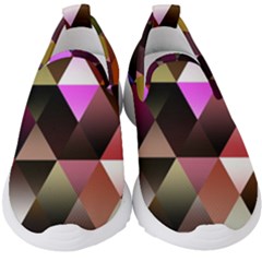 Abstract Geometric Triangles Shapes Kids  Slip On Sneakers