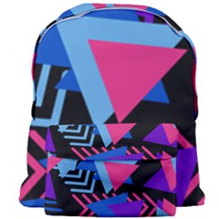 Memphis Pattern Geometric Abstract Giant Full Print Backpack by Pakrebo