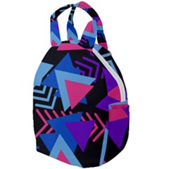 Memphis Pattern Geometric Abstract Travel Backpacks by Pakrebo