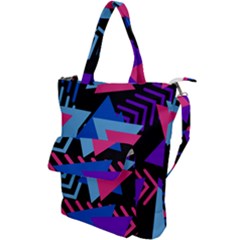 Memphis Pattern Geometric Abstract Shoulder Tote Bag