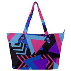 Memphis Pattern Geometric Abstract Full Print Shoulder Bag