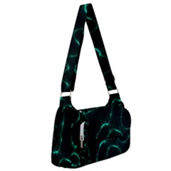 Green Pattern Background Abstract Post Office Delivery Bag