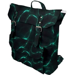 Green Pattern Background Abstract Buckle Up Backpack