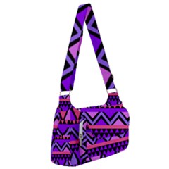 Seamless Purple Pink Pattern Post Office Delivery Bag