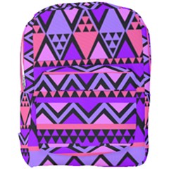 Seamless Purple Pink Pattern Full Print Backpack by Pakrebo