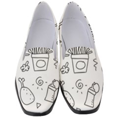 Set Chalk Out Scribble Collection Women s Classic Loafer Heels