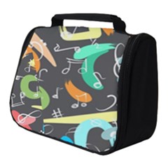 Repetition Seamless Child Sketch Full Print Travel Pouch (small)