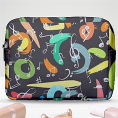 Repetition Seamless Child Sketch Make Up Pouch (large) by Pakrebo