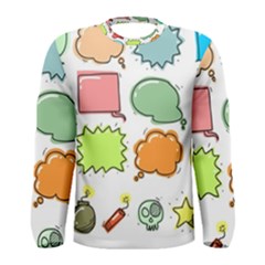 Set Collection Balloon Image Men s Long Sleeve Tee by Pakrebo