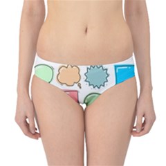 Set Collection Balloon Image Hipster Bikini Bottoms by Pakrebo