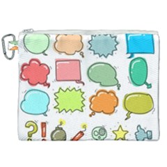 Set Collection Balloon Image Canvas Cosmetic Bag (xxl) by Pakrebo