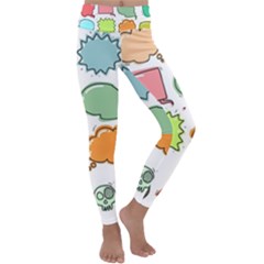 Set Collection Balloon Image Kids  Lightweight Velour Classic Yoga Leggings