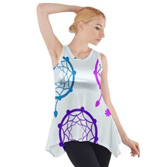 Dreamcatcher Dream Catcher Pattern Side Drop Tank Tunic by Pakrebo