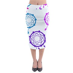 Dreamcatcher Dream Catcher Pattern Midi Pencil Skirt by Pakrebo